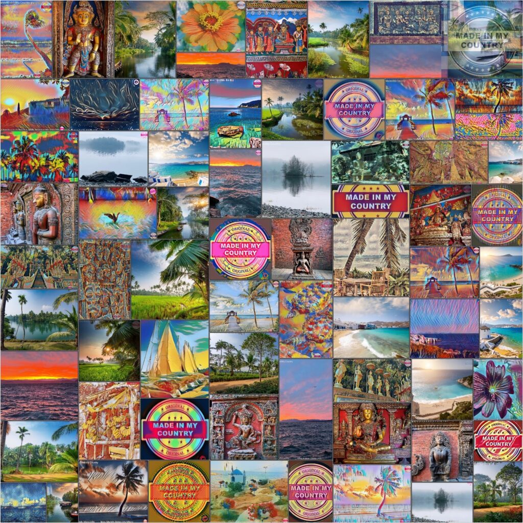 MadeinMycountry presents: Unique NFT art  from the world’s largest site network of its kind!!